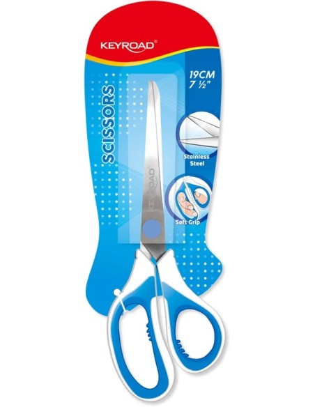 Tijera oficina 19 cm Keyroad