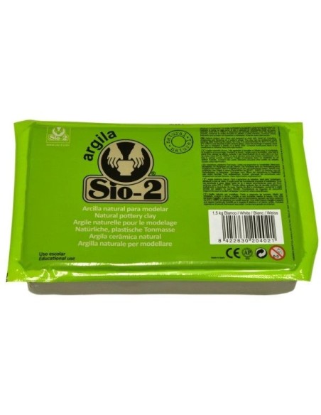 Arcilla Bolsa 1,5Kg Blanca