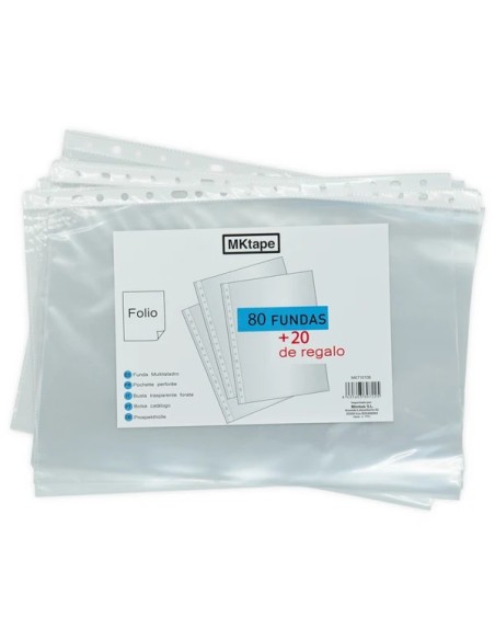 Fundas multitaladro Fº 80+20u