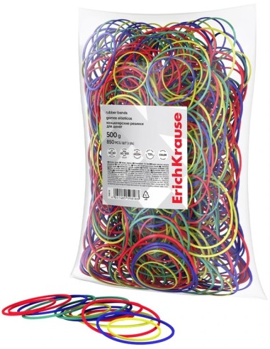 Gomas elásticas colores 500g