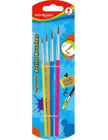 Set Pinceles punta redonda