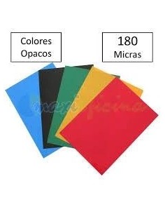 Portada 180 micras negro 100u
