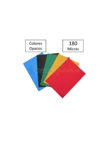 Portada 180 micras negro 100u