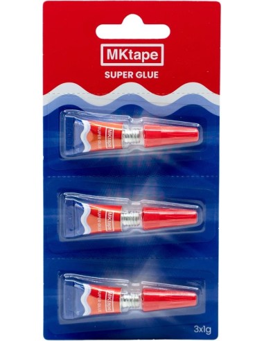 Pegamento Super Glue 1g Pack 3