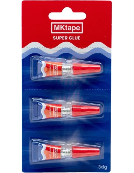 Pegamento Super Glue 1g Pack 3