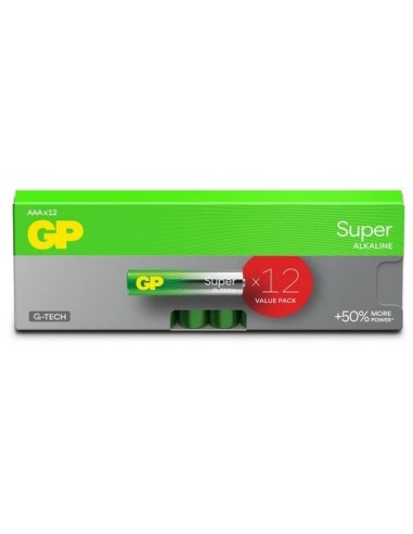 Pila Alcalina GP LR03 - AAA Pack 12u