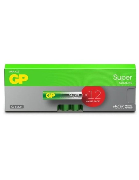 Pila Alcalina GP LR03 - AAA Pack 12u