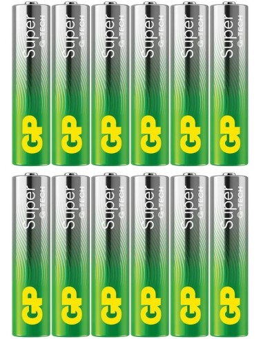 Pila Alcalina GP LR03 - AAA Pack 12u