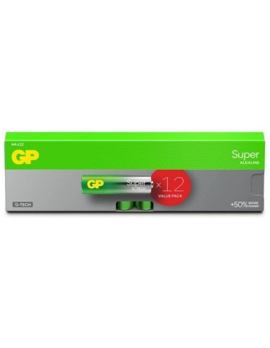 Pila Alcalina GP LR06 - AA Pack 12u