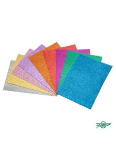 Goma EVA Purpurina 40x60 Pack 3u