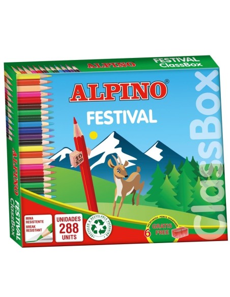 LÁPIZ ALPINO ClassBox 288 COLORES