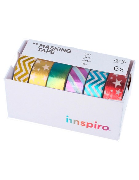 Cinta Masking tape Metal Pack 6u