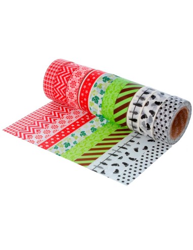 Cinta Masking tape serie deco Pack 10u