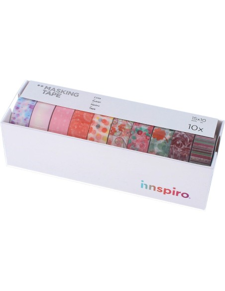 Cinta Masking tape serie floral Pack 10u
