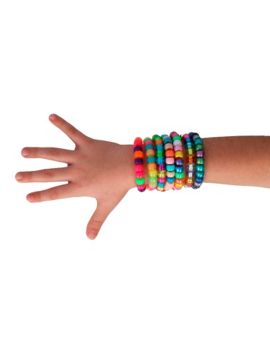 Cuentas plástico eco ovalos