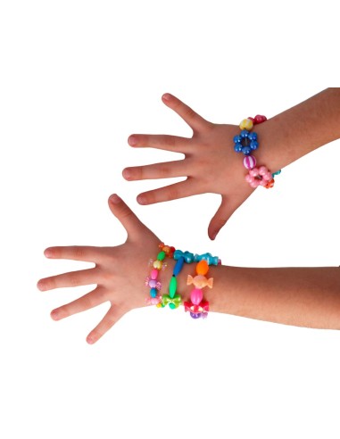 Cuentas plástico olivas afiladas