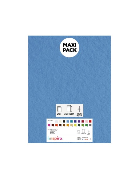 Lámina fieltro 30x45 Pack 10u