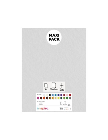 Lámina fieltro 30x45 Pack 10u