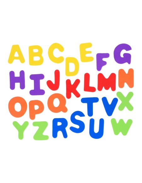 Letras mayúsculas goma eva 104u