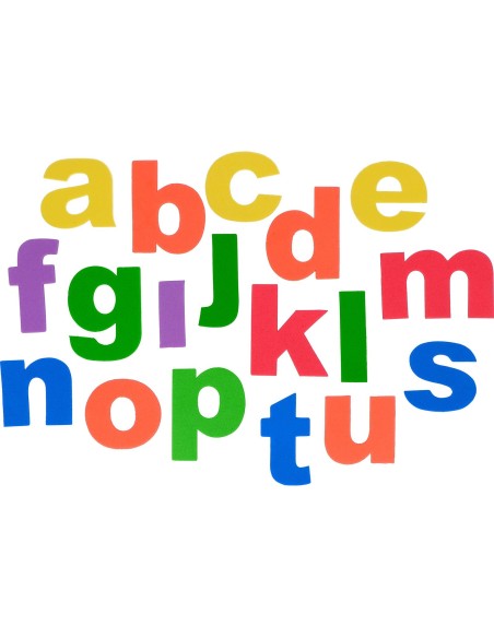 Letras minúsculas goma eva 104u