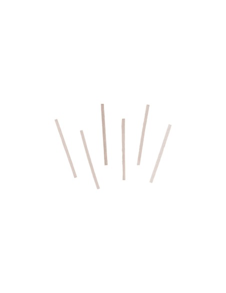 Minipalos madera natural 500u