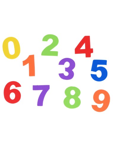 Números goma eva 120U