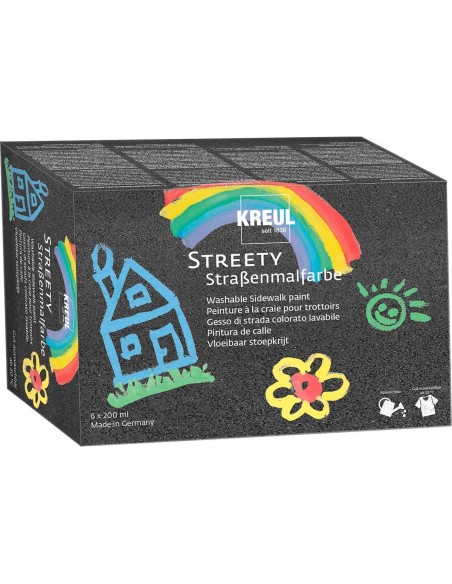 Pintura de tiza para suelo surtido