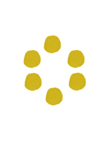 Pompones 25mm bolsa 50u