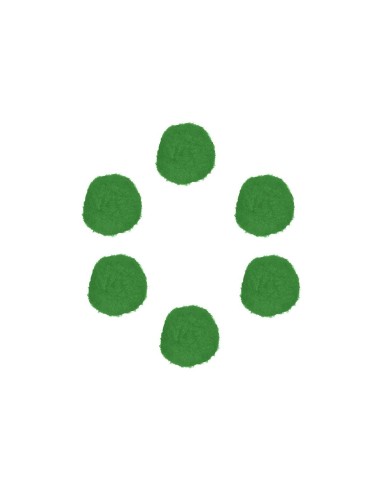 Pompones 25mm bolsa 50u