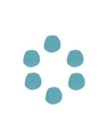 Pompones 25mm bolsa 50u