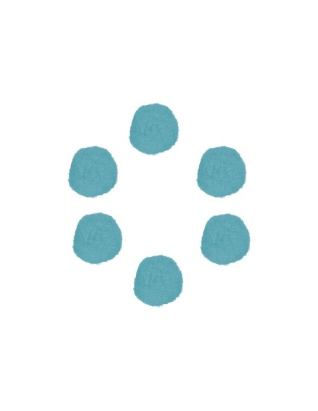 Pompones 25mm bolsa 50u