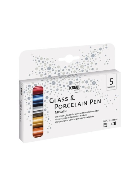 Rotulador para porcelana y brillo metallic 2-4mm