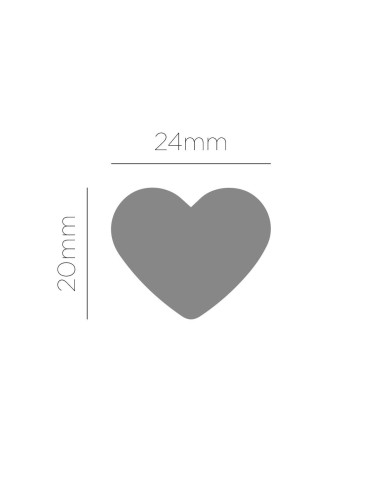 Troqueladora figuras eva Corazón 25mm