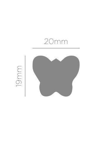 Troqueladora figuras eva mariposa 25mm