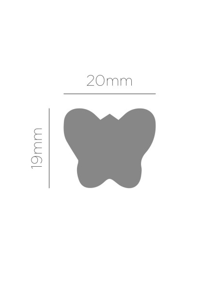 Troqueladora figuras eva mariposa 25mm