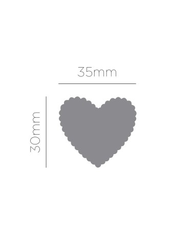 Troqueladora figuras eva corazón 38mm