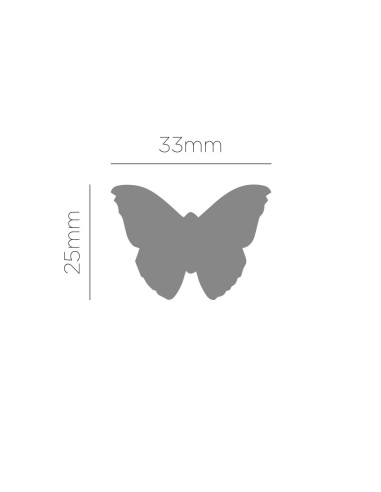 Troqueladora figuras eva mariposa 38mm