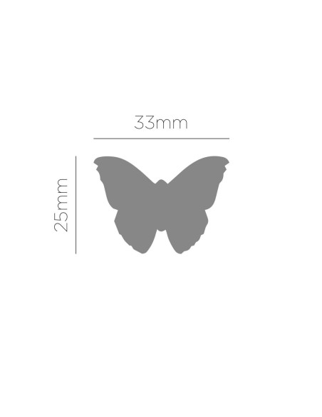 Troqueladora figuras eva mariposa 38mm