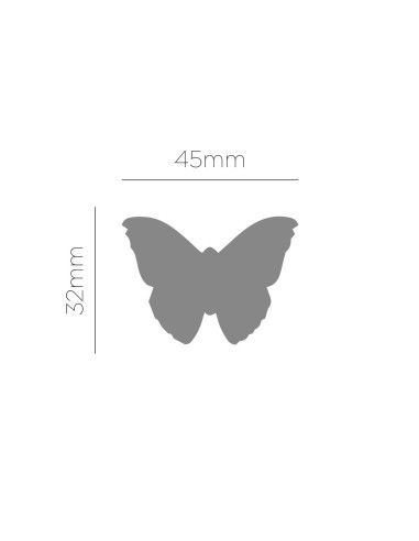 Troqueladora figuras eva mariposa 50mm