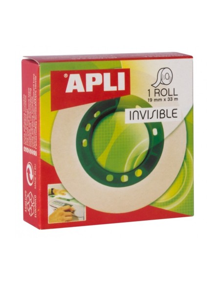 Cinta adhesiva invisible 19x33