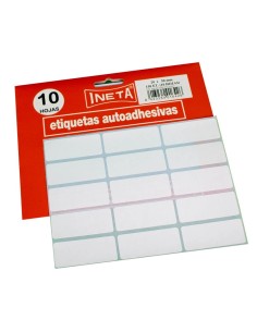 Etiquetas blancas en sobre 2