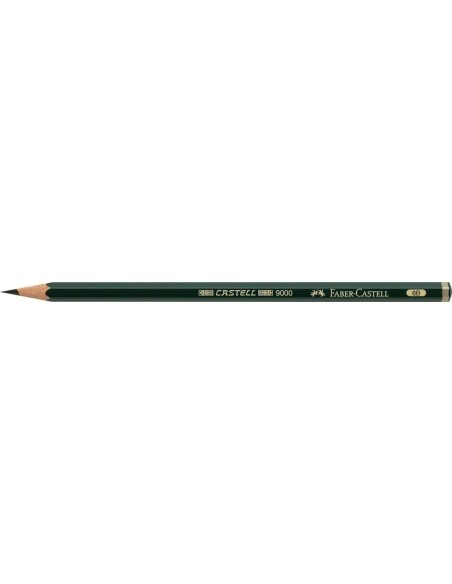 Lápiz grafito Faber-Castell 9000 6B