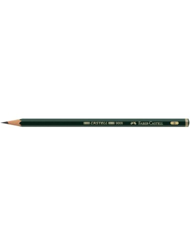 Lápiz grafito Faber-Castell 9000 B