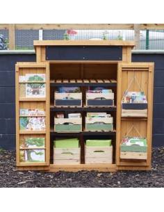 Cobertizo Biblioteca patio