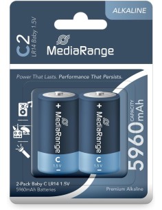 Pila alcalina MEDIARANGE LR14-C Pack 2u