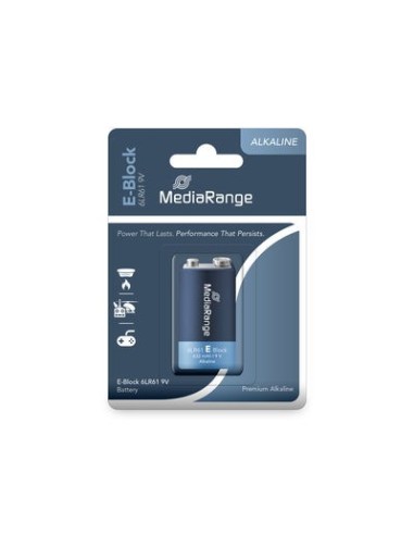 Pila alcalina MEDIARANGE 6LR61-9V