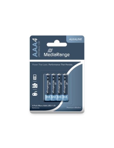 Pila alcalina MEDIARANGE  LR03-AAA Pack 4u