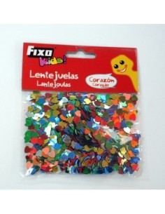 Bolsa lentejuelas corazón20gr