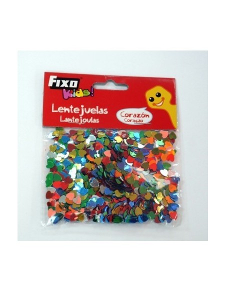 Bolsa lentejuelas corazón20gr