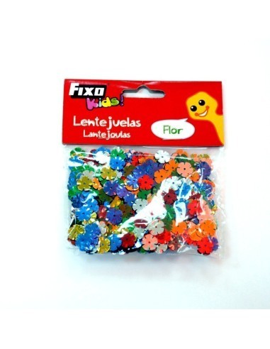 Bolsa lentejuelas flores 20gr
